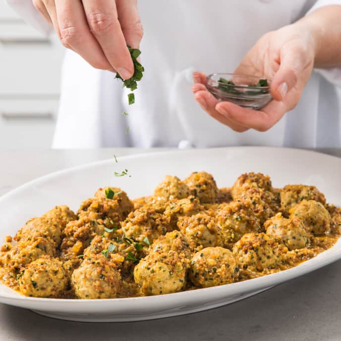 Spanish Meatballs In Almond Sauce Cooks Illustrated